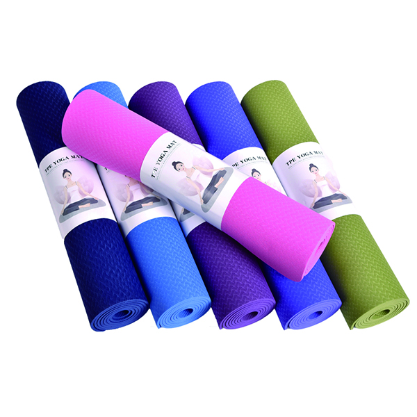 Manufactory Private Label Non Slip Tpe 6mm Thickness Yoga Mat