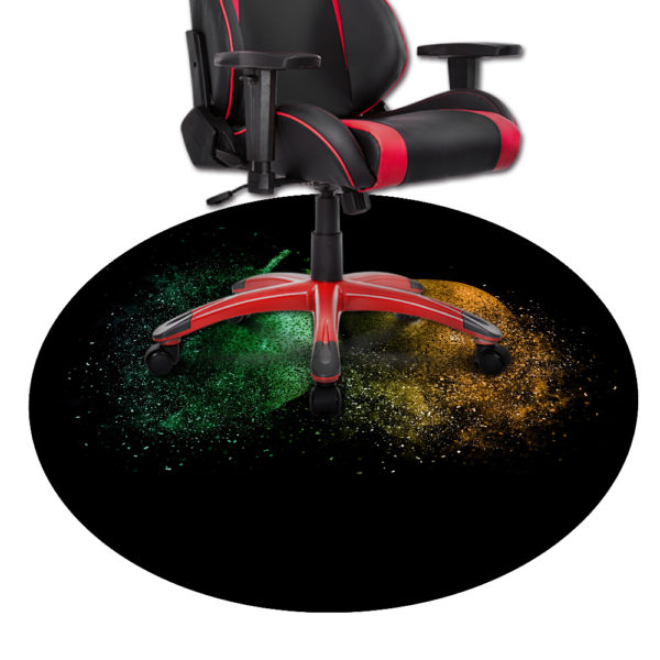 Custom Round Gaming Chair Mat | FDT Rubber